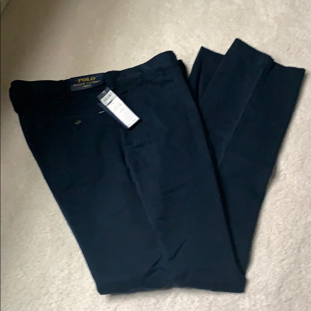 Men's POLO Navy Chinos